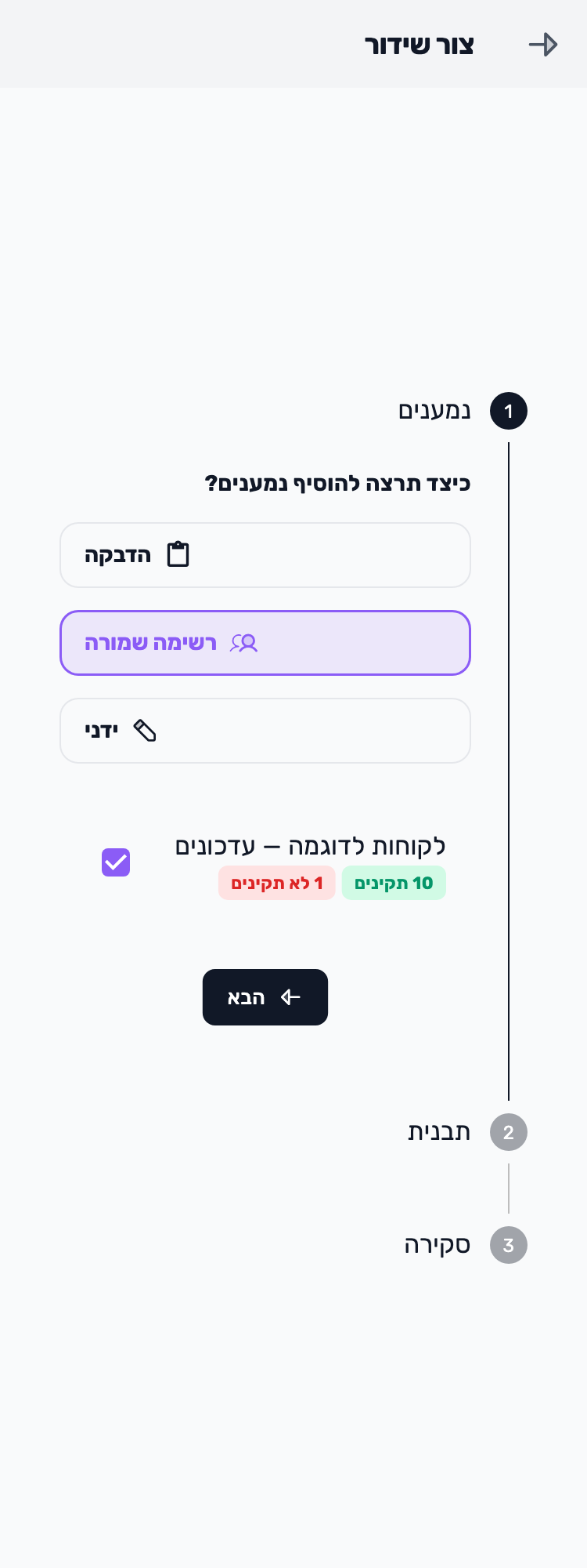 מסך Lynxbe: תקין אינו בהכרח מתאים לשליחה נתוני הדגמה מבודדים.