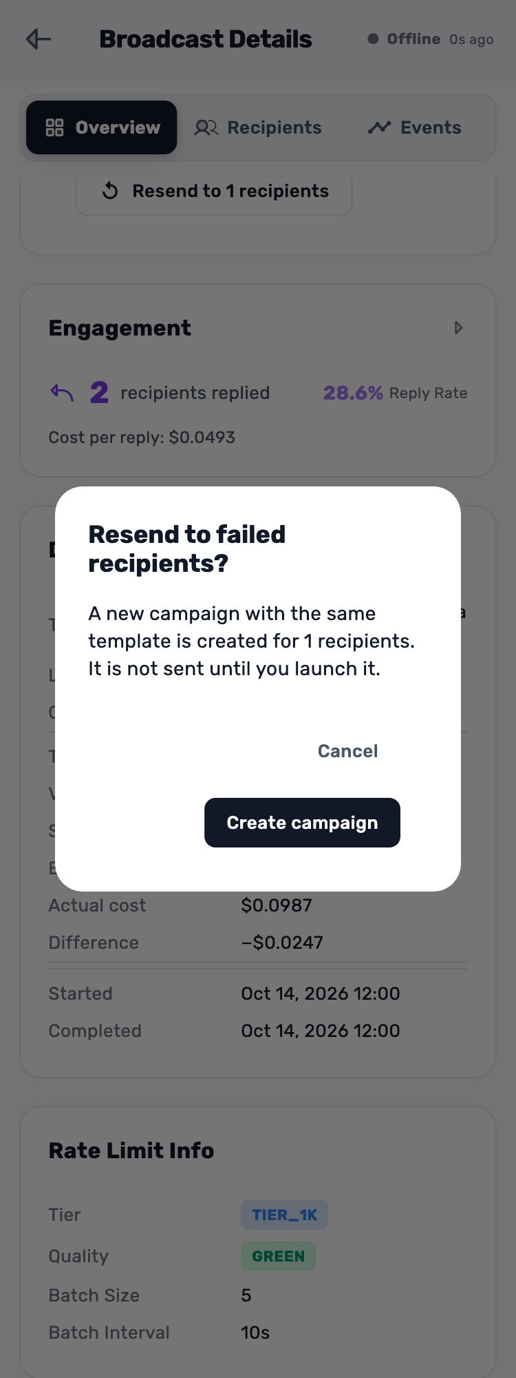 Lynxbe screen: Continue only with an eligible group Isolated demonstration data.