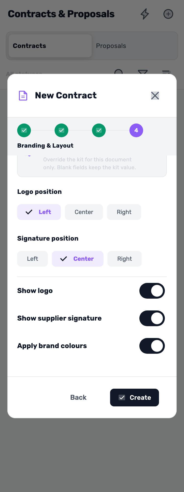 Original Lynxbe screen: Brand the document. Keep its meaning. Isolated demonstration document.