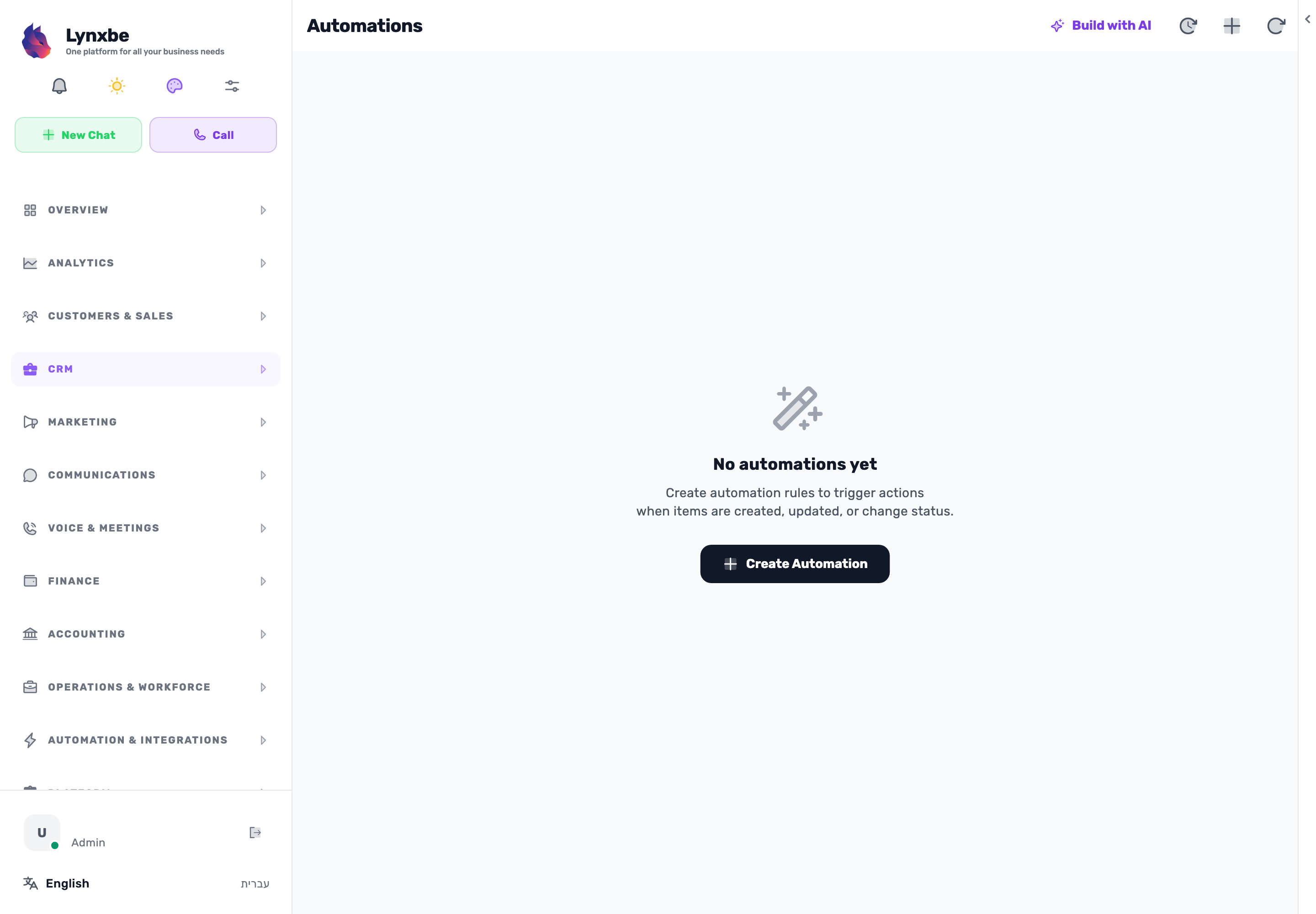 Preview from the guide: CRM automations