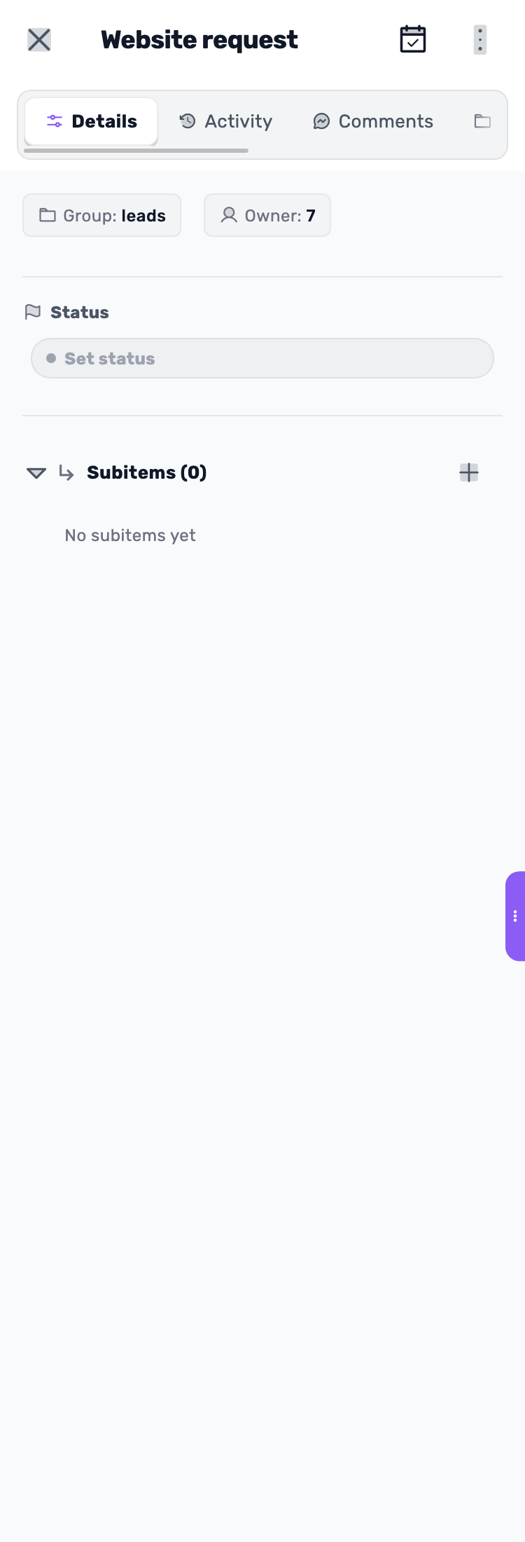 Lynxbe screen: Check who received the lead Demonstration data.