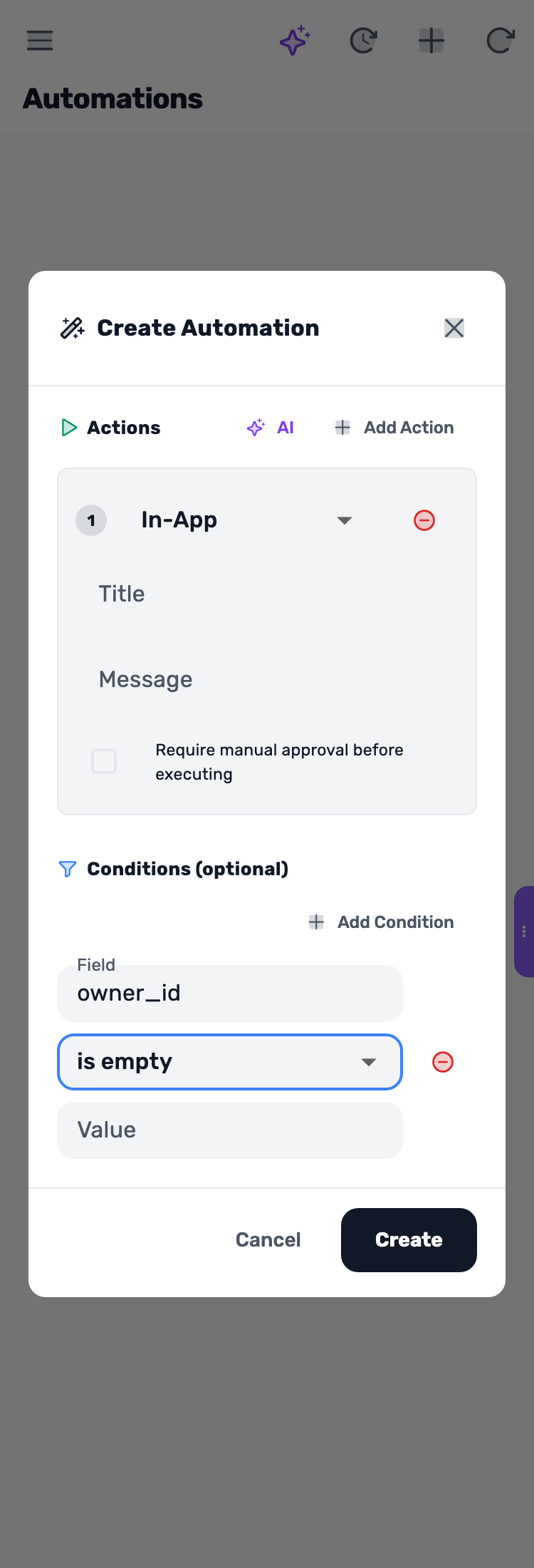 Lynxbe screen: Continue only without an owner Demonstration data.