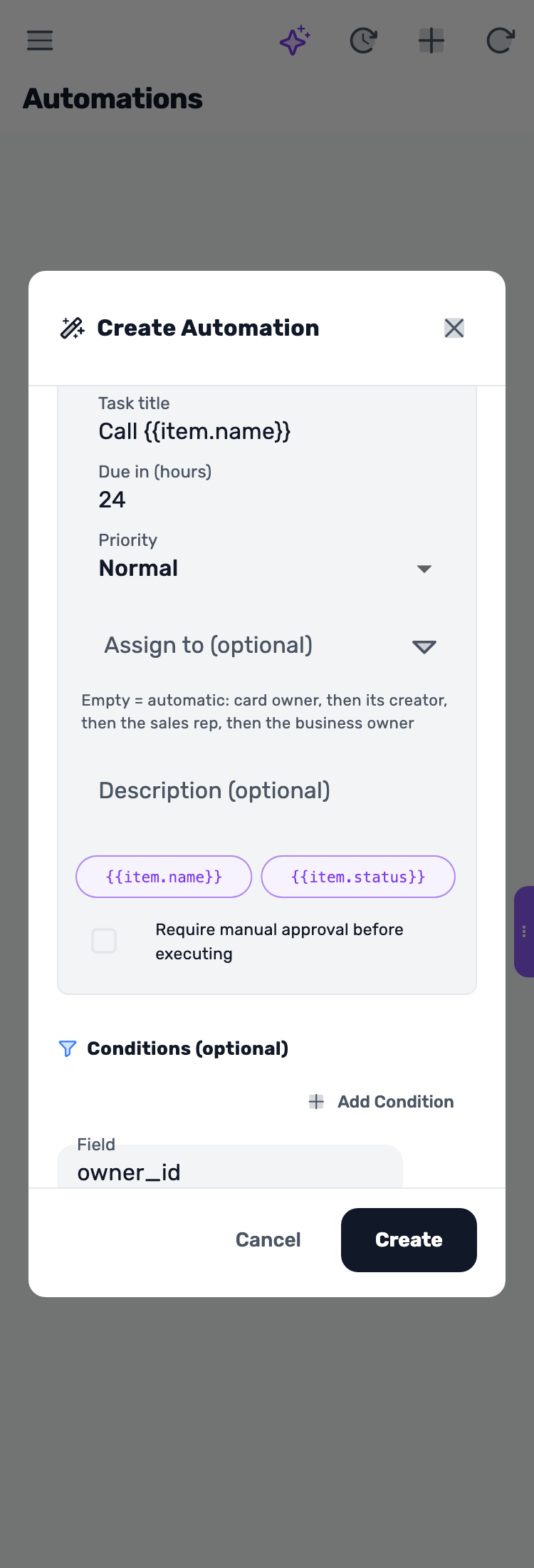 Lynxbe screen: Use a title that updates Demonstration data.