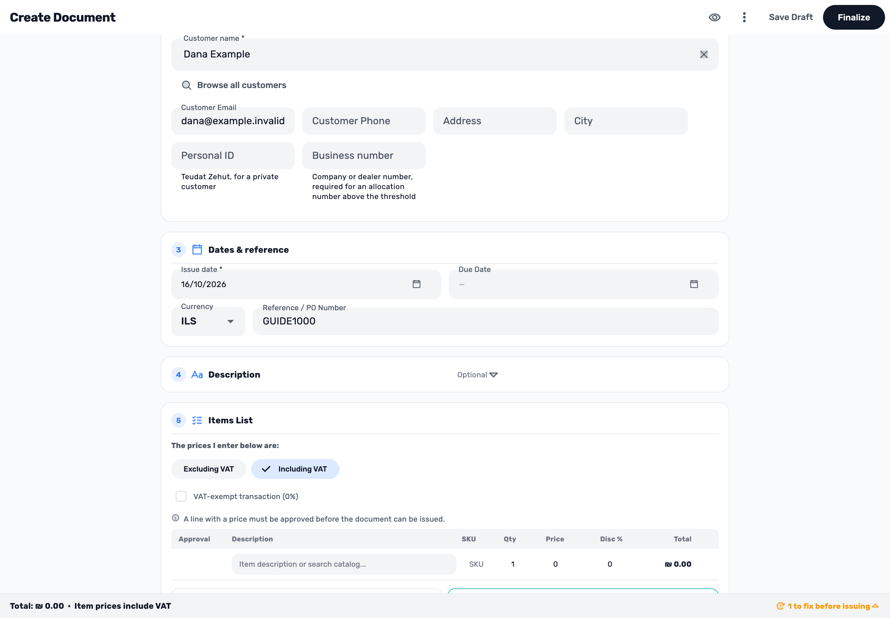 Original Lynxbe screen: Choose the customer. Isolated demonstration data.