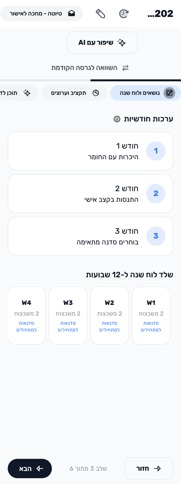 מסך Lynxbe מקורי: מחברים נושא לזמן. נתוני הדגמה מבודדים.