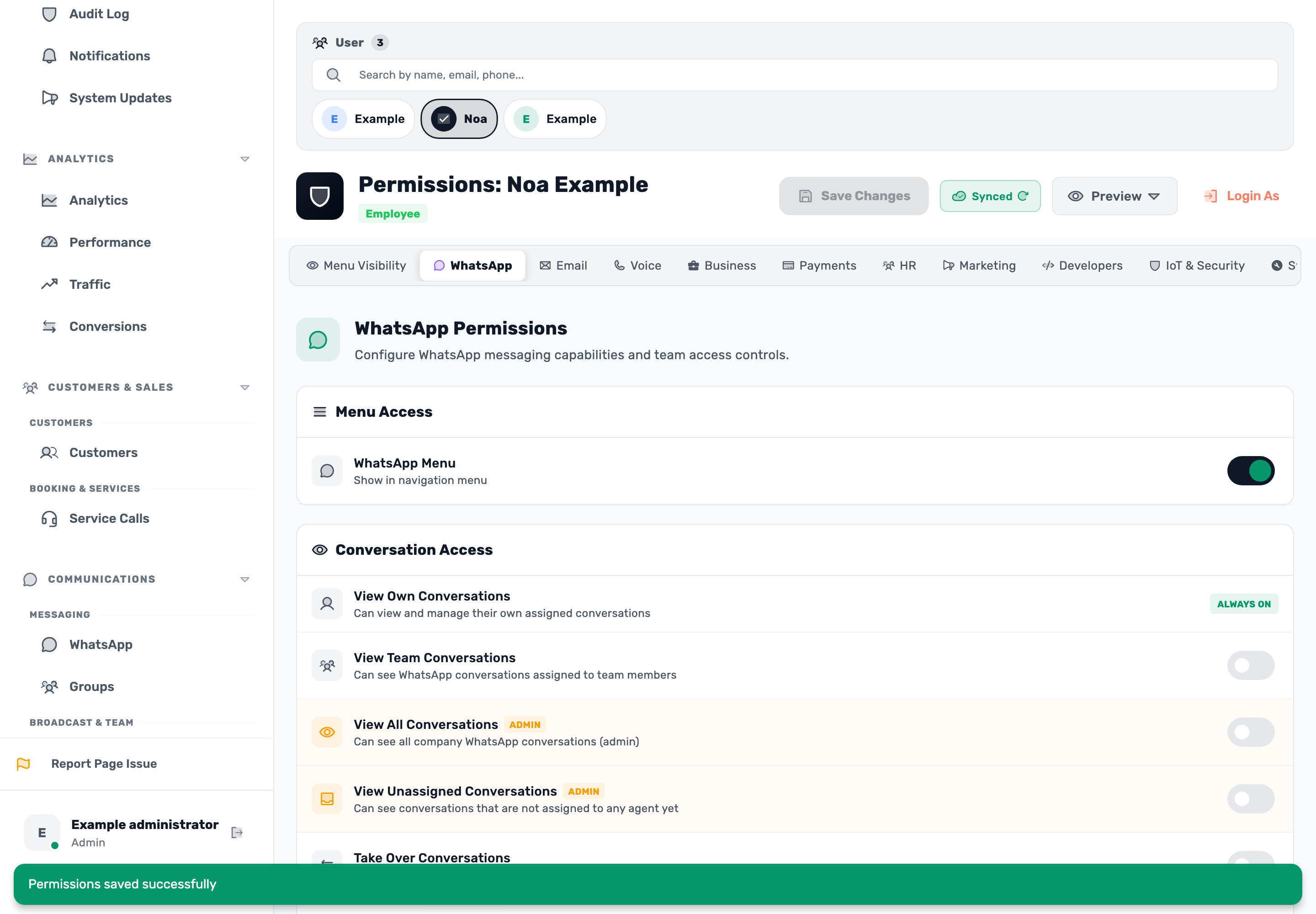 Preview from the guide: Permissions and access. The right access for every teammate.