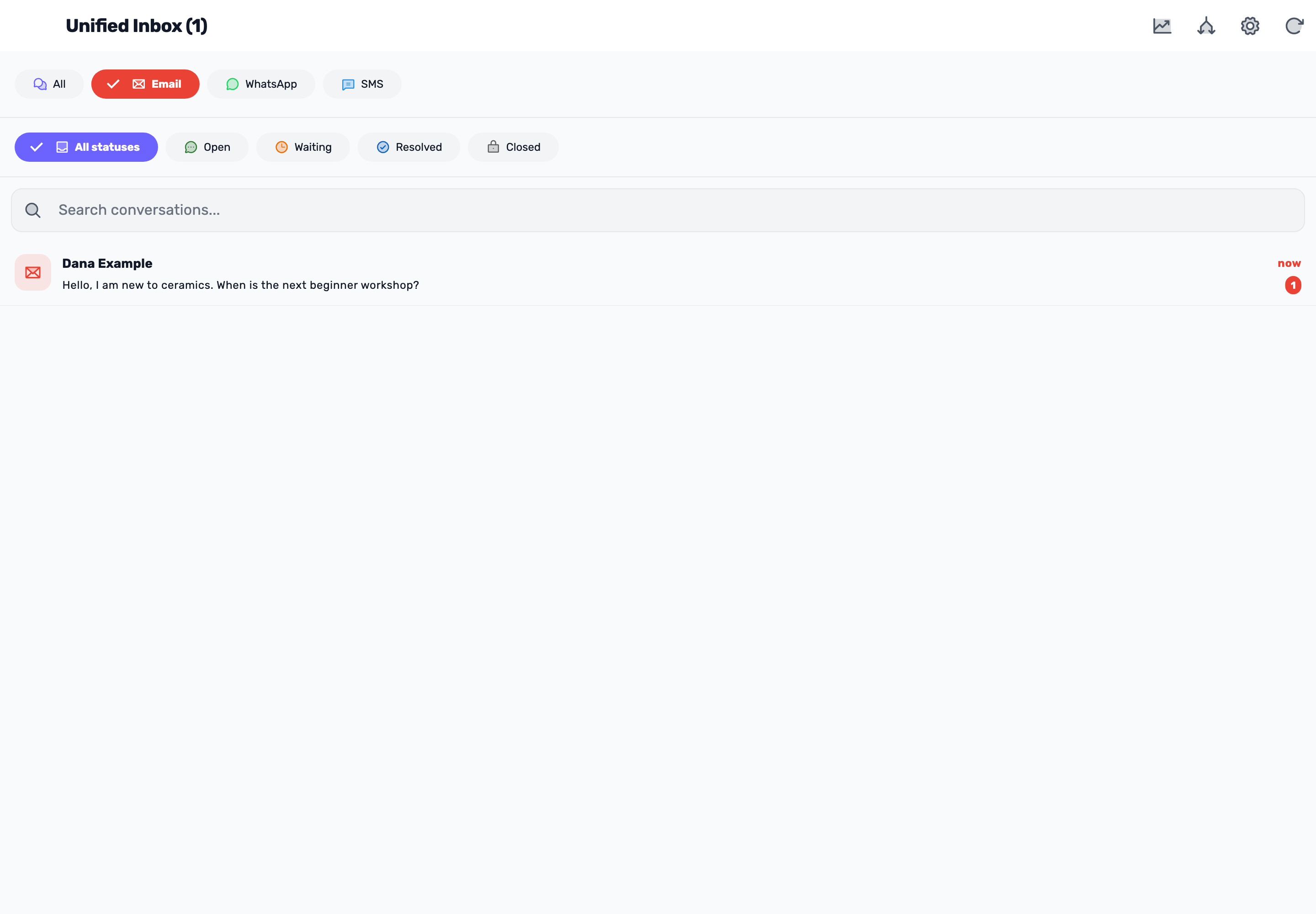 Original Lynxbe screen: Start with the right channel. Isolated demonstration data.