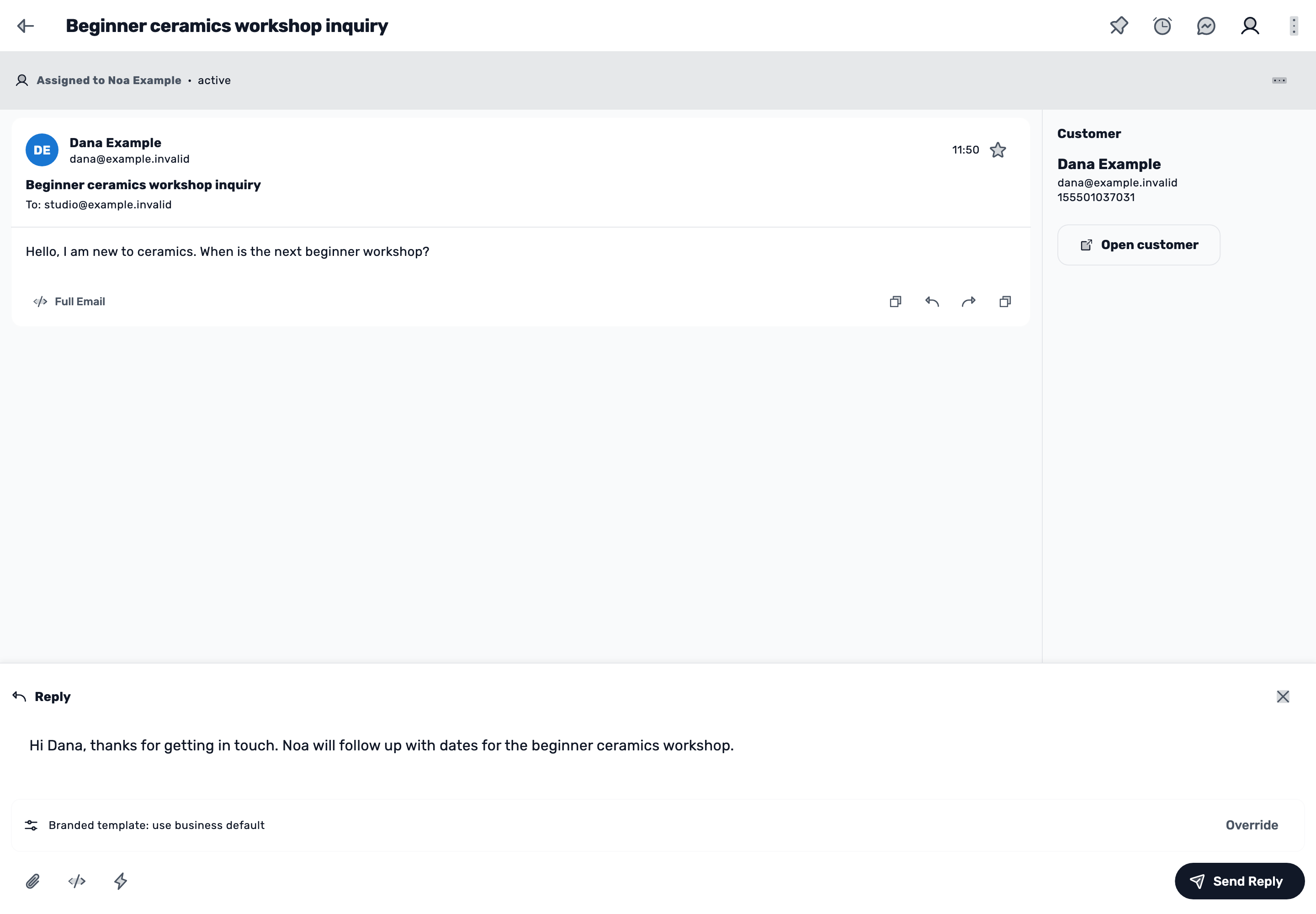 Original Lynxbe screen: Make it personal. Keep it unsent. Isolated demonstration data.