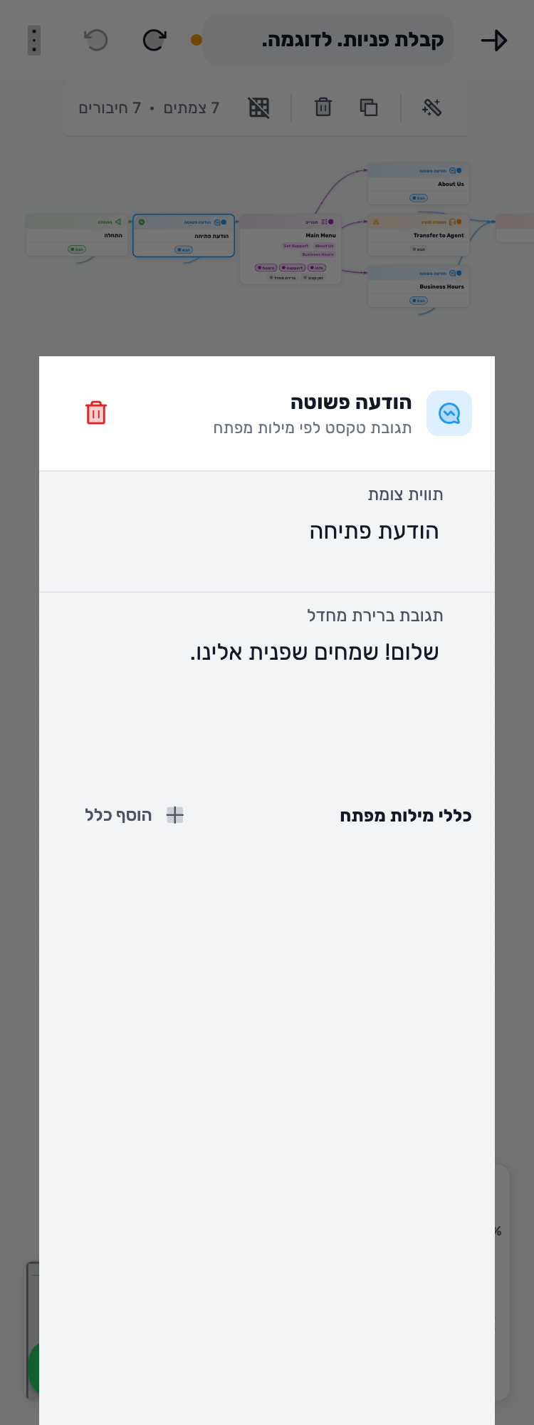 מסך Lynxbe מקורי: בודקים מאיפה מתחילים. נתוני הדגמה מבודדים.