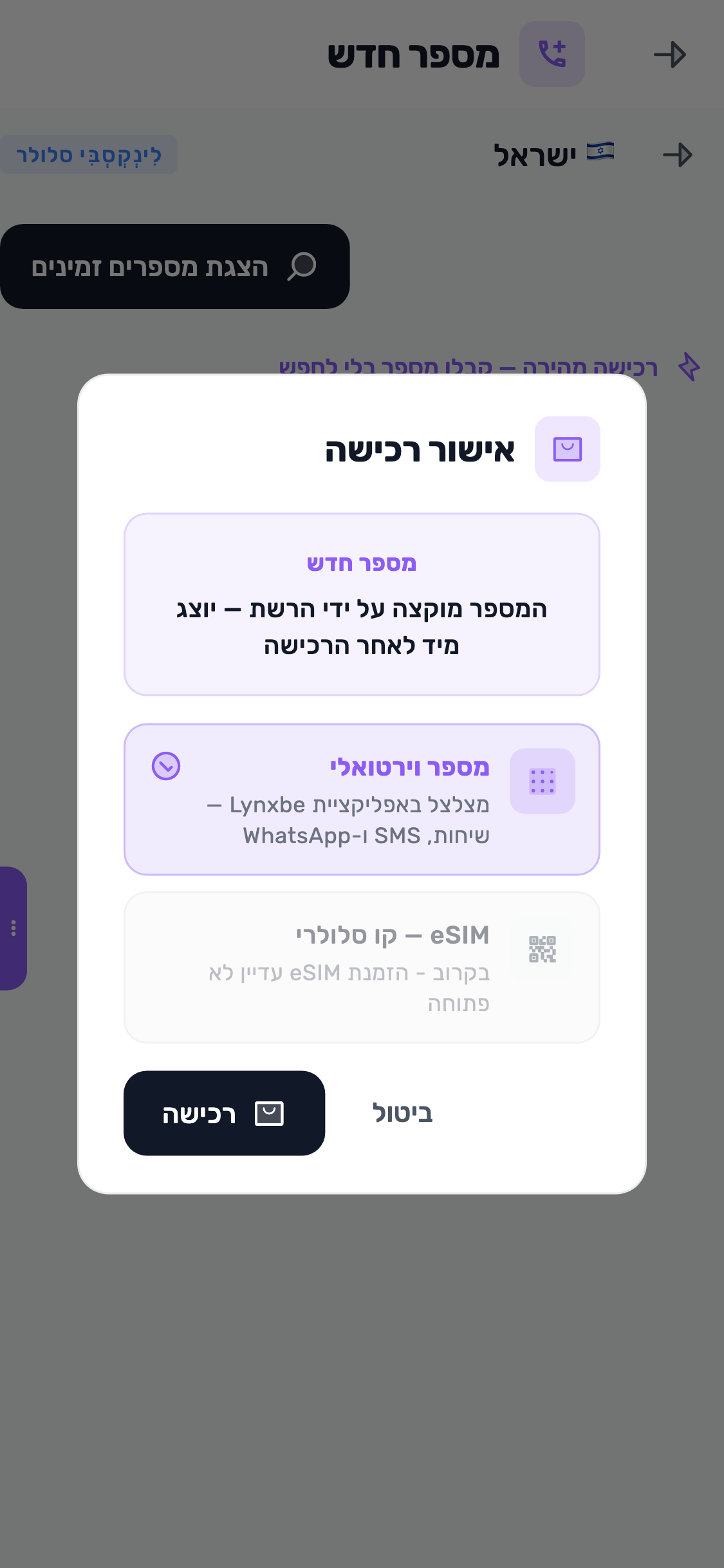 צילום המסך המקורי: אישור רכישה. לפני החיוב.
