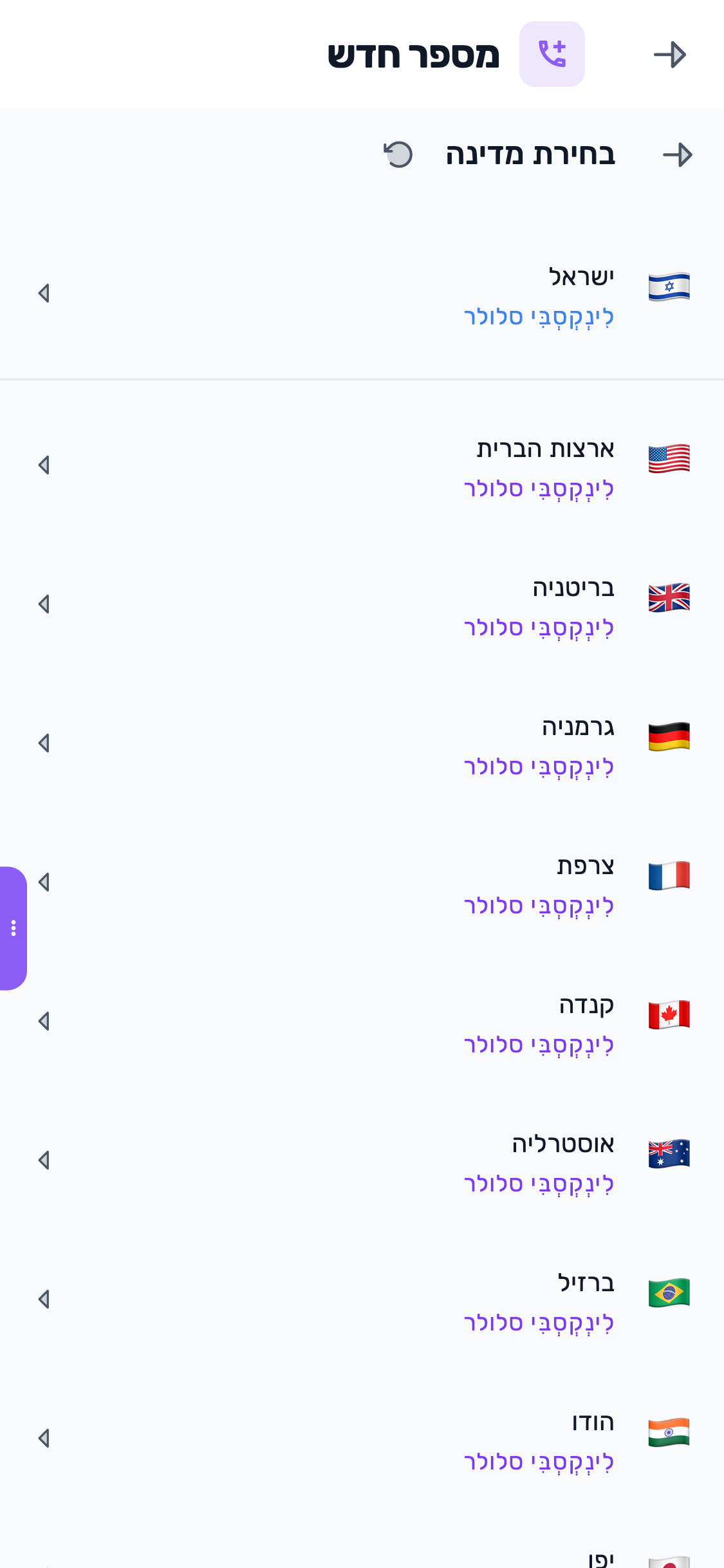 צילום המסך המקורי: בוחרים מדינה
